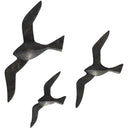 Renwil Skyward 3 Piece Wide Wall Art - Charcoal