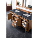 Saddle Brown / Charcoal Soapstone - 3 Faucet Holes