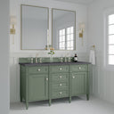 Smokey Celadon / Charcoal Soapstone - 3 Faucet Holes