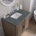 Whitewashed Walnut / Parisien Bleu - 3 Faucet Holes