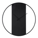 Renwil Romy Indoor Iron Wall Clock - Matte Black
