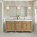 Light Natural Oak / White Zeus - 1 Faucet Hole