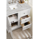 Bright White / Victorian Silver - 3 Faucet Holes