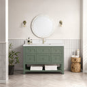 Smokey Celadon / White Zeus - 1 Faucet Hole
