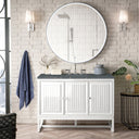 Glossy White / Parisien Bleu - 3 Faucet Holes