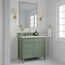 Smokey Celadon / Victorian Silver - 3 Faucet Holes