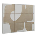 Renwil Erula 48" Wide Wall Art - Matte White