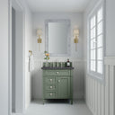 Smokey Celadon / Charcoal Soapstone - 3 Faucet Holes