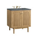 Light Natural Oak / Parisien Bleu - 3 Faucet Holes