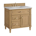 Light Natural Oak / Victorian Silver - 3 Faucet Holes