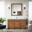 Saddle Brown / White Zeus - 1 Faucet Hole