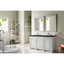 Bright White / Charcoal Soapstone - 3 Faucet Holes
