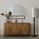 Everren Pheonix 68" Height Floor Lamp - Matte Black Wash