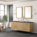 Light Natural Oak / Parisien Bleu - 3 Faucet Holes