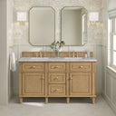 Light Natural Oak / Victorian Silver - 3 Faucet Holes