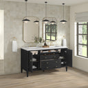 Carbon Oak / White Zeus - 3 Faucet Holes