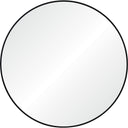 Renwil Claribel 30" Tall Round Wall Mirror - Black