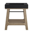 Weathered Timber / Matte Black