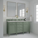 Smokey Celadon / Victorian Silver - 3 Faucet Holes