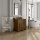 Honey Oak / Parisien Bleu - 3 Faucet Holes