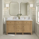 Light Natural Oak / White Zeus - 1 Faucet Hole