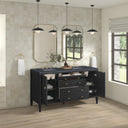 Carbon Oak / Charcoal Soapstone - 3 Faucet Holes