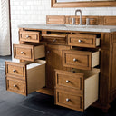 Saddle Brown / Victorian Silver - 3 Faucet Holes