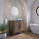 Whitewashed Walnut / Parisien Bleu - 3 Faucet Holes