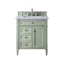 Sage Green / Carrara White - 3 Faucet Holes