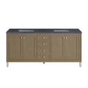 Walnut Whisper / Charcoal Soapstone - 3 Faucet Holes