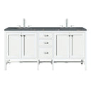 Glossy White / Parisien Bleu - 3 Faucet Holes
