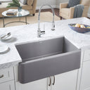 Blanco Ikon Silgranit 33" Single Bowl Apron-Front Farmhouse Sink