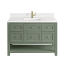 Smokey Celadon / White Zeus - 1 Faucet Hole