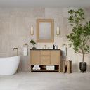 Seaside Oak / Charcoal Soapstone - 3 Faucet Holes