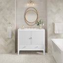 Bright White / White Zeus - 3 Faucet Holes
