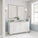 Glossy White / Eternal Jasmine Pearl - 3 Faucet Holes