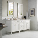 Bright White / Victorian Silver - 3 Faucet Holes