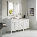 Bright White / Victorian Silver - 3 Faucet Holes