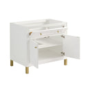 Glossy White / No Countertop