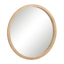 Renwil Rita 48" H x 48" W Wall Mirror - Brown