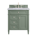 Smokey Celadon / Carrara White - 3 Faucet Holes