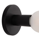 Renwil Thessa 5" Matte Black 1-Light Wall Sconce