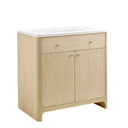 Coastal Driftwood / White Zeus - 1 Faucet Hole
