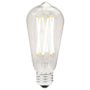 Renwil Led Dimmable Light Bulb 650 Lumens 6 Filaments Color Temperature-2700K (Pack of 3)