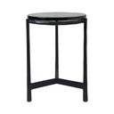Renwil Avila Indoor Cast Aluminum Side Table - Black