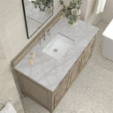 Whitewashed Oak / Victorian Silver - 3 Faucet Holes