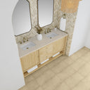 Sunwashed Oak / Eternal Marfil - 3 Faucet Holes