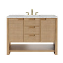 Seaside Oak / Eternal Jasmine Pearl - 3 Faucet Holes