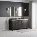 Black Onyx / Victorian Silver - 3 Faucet Holes