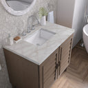 Whitewashed Walnut / Victorian Silver - 3 Faucet Holes